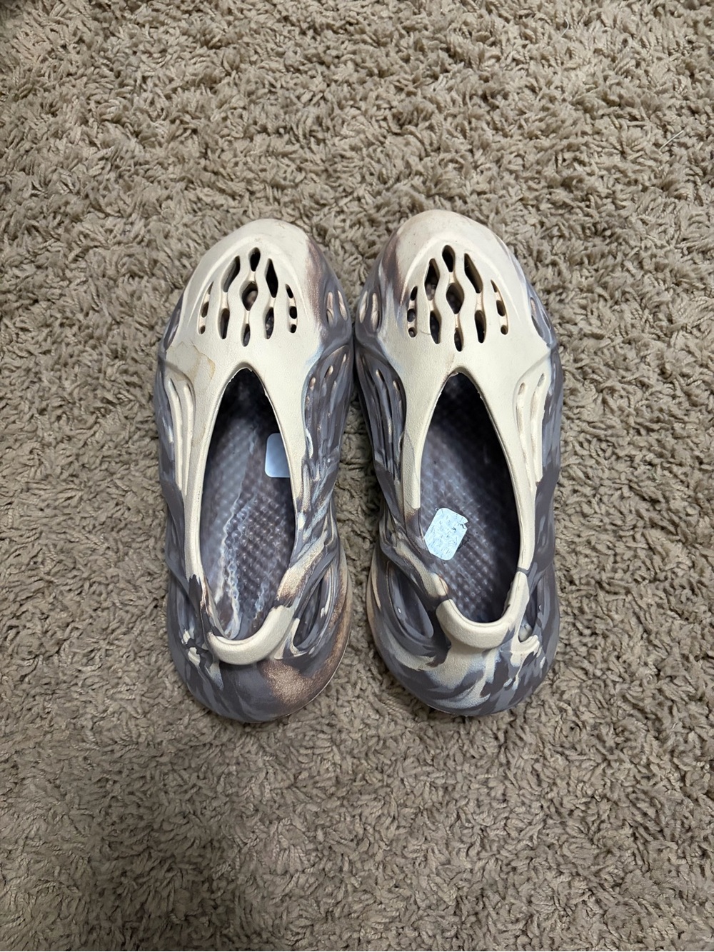 Yeezy Foam Runner in Beige and Brown Camo
